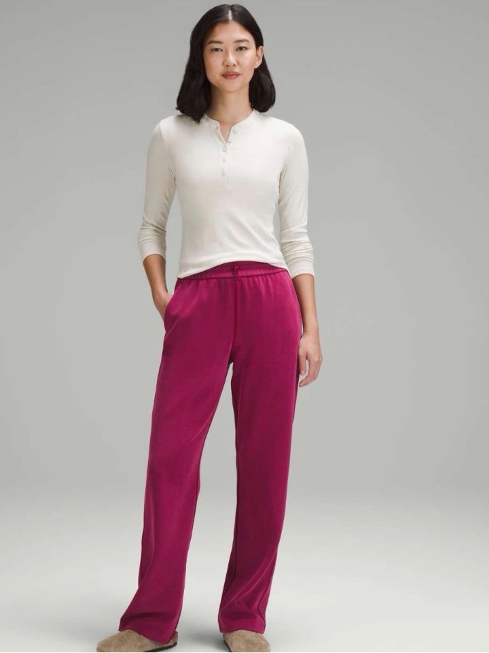 Lululemon Softstreme High-Rise Pant Regular Deep Luxe size 10 - Picture 2 of 12